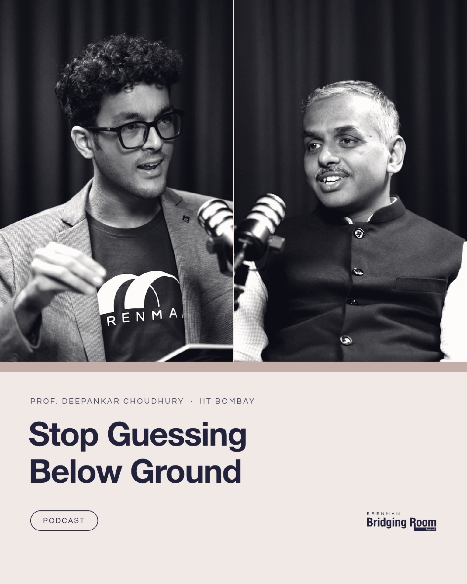 Instagram post: Stop guessing below ground, Prof. Deepankar Choudhury, IIT Bombay