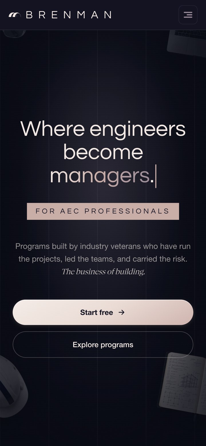 FusionX home page on a phone